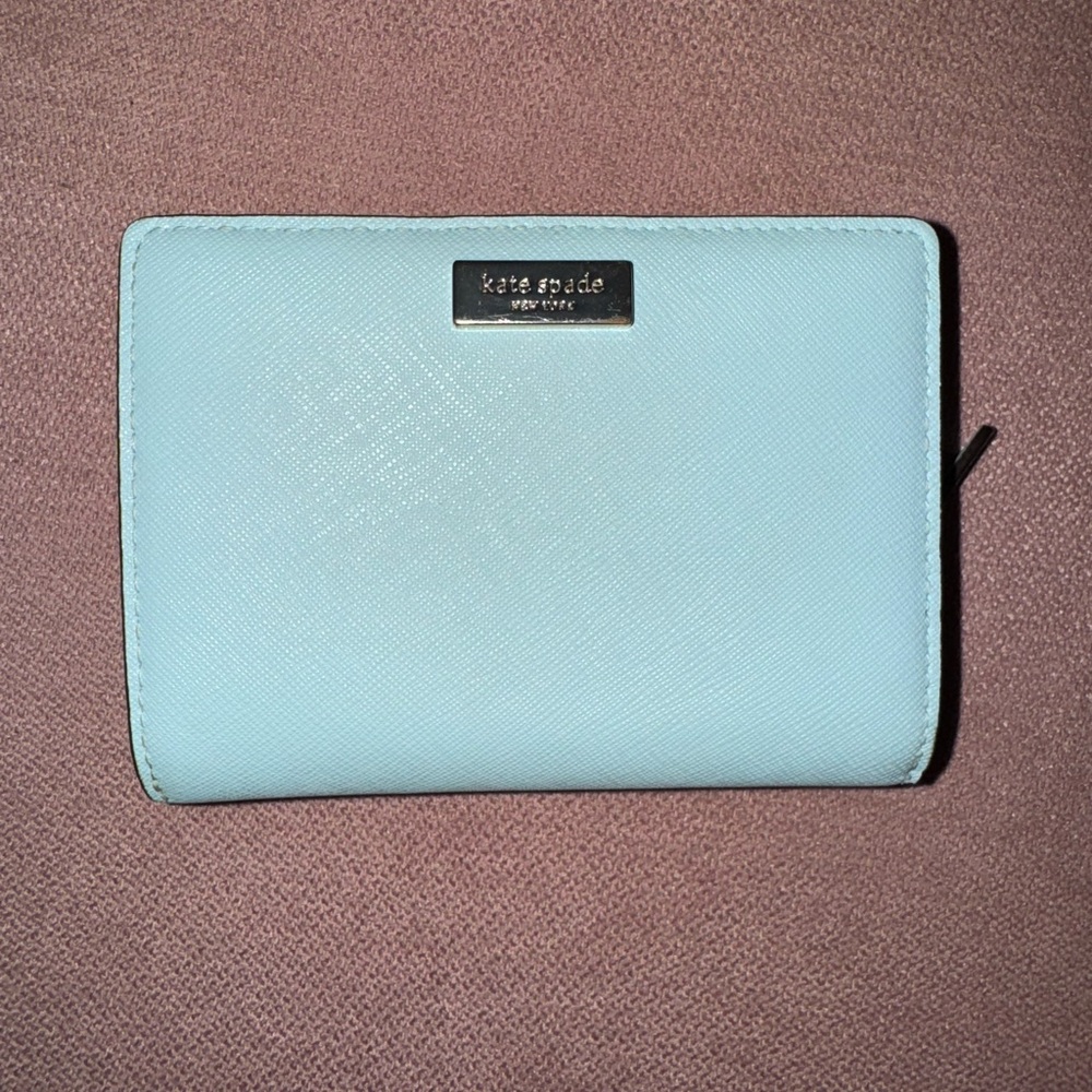 Kate Spade Blue Wallet EUC